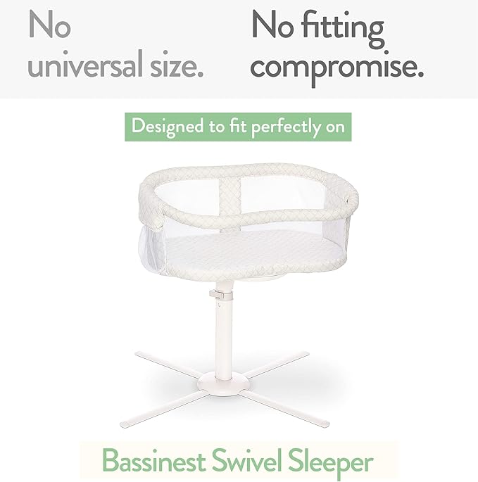 Bassinet Fitted Sheets for Halo Bassinest Swivel Sleeper Mattress – Snuggly Soft 100% Jersey Cotton – 2 Pack – Mustard Yellow + Burnt Orange – 2 Pack
