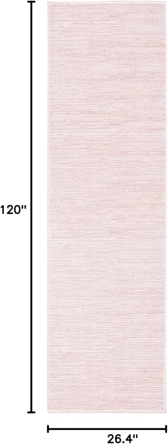 SAFAVIEH Vision Collection Runner Rug - 2'2" x 10', Pink, Modern Ombre Design, Non-Shedding & Easy to Clean, Ideal for Foyer, Hallway, Bedroom (VSN606U)