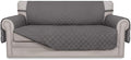 Easy-Going Sofa Slipcover Reversible Loveseat Sofa Cover Couch Cover for 2 Cushion Couch Furniture Protector with Elastic Straps for Pets Kids Dog Cat (Oversized Loveseat, Gray/Gray)