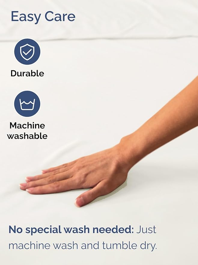 Extra Deep King Fitted Sheet - Hotel Luxury Single Fitted Sheet Only - Easily Fits 18 inch to 24 inch Mattress - Ultra Soft, Wrinkle Free with Extra Deep Pockets - Breathable & Comfy - Antique White