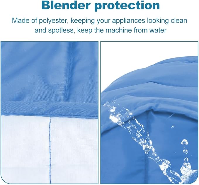 Blender Appliance Cover, Kitchen Blender Cover 15.7x7.1x5.9in (Blue)