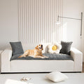 Non Slip Fuzzy Pet Couch Covers for Sofa, Washable Couch Cushion Covers for Large Dogs