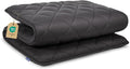 Aircliff Japanese Floor Futon Mattress, Roll Up Tatami Mat, Sleeping Pad, Shikibuton, CertiPUR-US Certified Foam Floor Bed Mattress for Sleeping, Dormitory, Guest Bed, Designed in Japan(Grey, Queen)