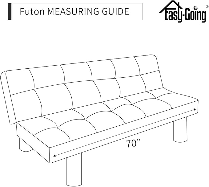 Easy-Going Sofa Slipcover Futon Cover Waterproof Couch Cover Furniture Protector Cover Pets Covers Whole Fabric No Stitching Non-Slip Fabric Pets Kids Children Dog Cat (Futon, Greyish Green)