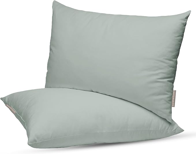 Haven & Glow Decorative Throw Pillow Cover – Rectangle Cushion Case with Zipper | Modern Sofa, Couch & Bed Accent Pillow Covers for Living Room, Bedroom & Home Decor | 20 x 12 Inch – Blue – Pack of 2