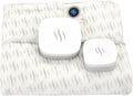 Hidden Heat Electric Couch Cushion Warmer by Spotwarm; Wireless RF Remote, Microplush Flannel Heated Seat, Single User Bed Warmer, Pet Bed Warmer - 17” by 20”