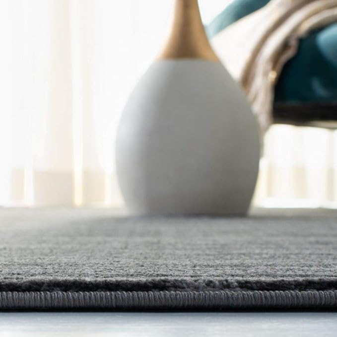 SAFAVIEH Vision Collection Area Rug - 11' Square, Grey, Modern Ombre Design, Non-Shedding & Easy to Clean, Ideal for Living Room, Bedroom, Dining Space (VSN606D)