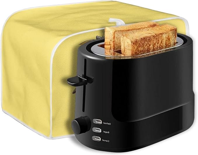 ZFRXIGN Elephant Sunflower Toaster Cover 2 Slice Small Appliance Covers Kitchen Microwave Oven Dust Cover Case Protector Waterproof Toaster Covers Butterfly Yellow