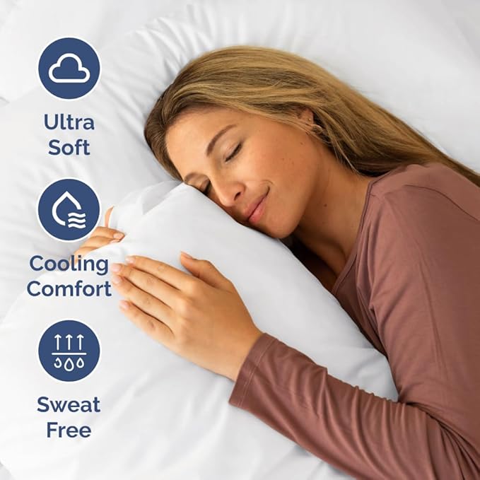 RV Short King Sheets 72 X 75 – RV Short King Sheets 8” to 12" Deep Pocket - Designed for RVs, Bunks, Trailers, Campers & Short RV King Mattresses – Premium Easy-Care Fitted Sheets for RV Beds – White