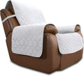 Easy-Going Sofa Slipcover Waterproof Oversized Recliner Chair Cover Non-Slip Fabric Couch Cover for Living Room Washable Furniture Protector for Pets Kids Children Dog Cat (Oversized Recliner, White)