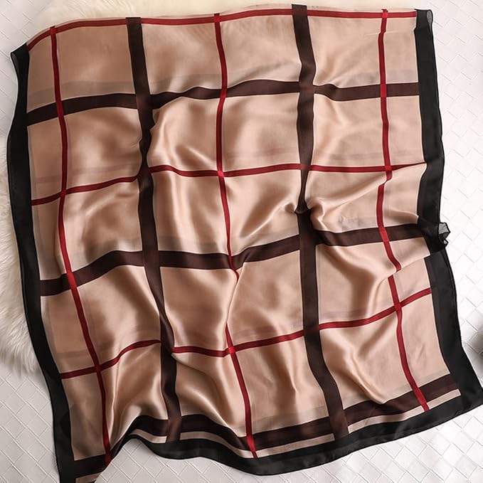 Fashion Scarves Scarf 100% Silk Feeling Scarf Silk Like Scarves Long Lightweight Sunscreen Shawls for Women