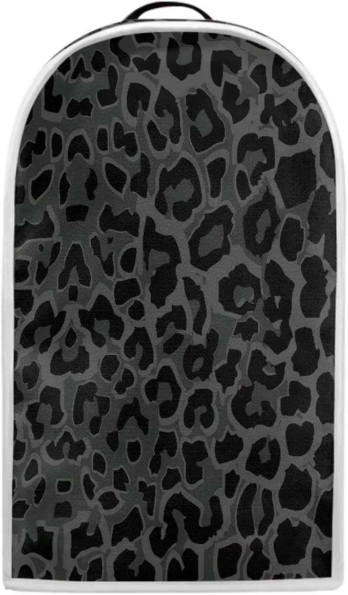 Talayituse Black Leopard Print Blender Dust Cover, Fingerprint Protection Cover for Stand Mixer or Coffee Machine, Home Kitchen Appliance Cover for Stain Dust Resistant Supplies