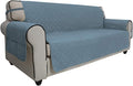 Easy-Going Sofa Slipcover Oversized Sofa Cover Waterproof Couch Cover Furniture Protector Cover Pets Covers Washable Non-Slip Fabric Pets Kids Children Dog Cat (Oversized Sofa, Light Blue)
