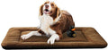 Dog Beds Crate Pad for Dogs Ultra Soft Dog Crate Bed Washable & Anti-Slip Kennel Pad for Dogs Cozy Sleeping Mat (48inch, Brown)
