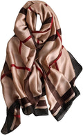 Fashion Scarves Scarf 100% Silk Feeling Scarf Silk Like Scarves Long Lightweight Sunscreen Shawls for Women