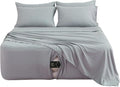 Extra Deep Pocket Full Sheet Set for Air Mattress, 6 Piece Air Bed Sheets Set with 18-24 Inches Depth, Soft & Breathable Inflatable Bed Sheet Set with Flat Sheet, Fitted Sheet and Pillowcases, Grey