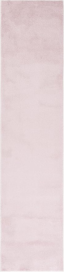SAFAVIEH Plain and Solid Collection Runner Rug - 2'2" x 8', Pink, Non-Shedding & Easy Care, Ideal for High Traffic Areas in Living Room, Bedroom (PNS320-4406)