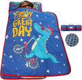 TANOSHII® Toddler Nap Mat with Pillow and Blanket, Portable Kids Sleeping Mats for Daycare, Preschool, 21" x 53", Lightweight and Soft Sleeping Bags for Kids