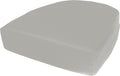 Cushion Source Rounded Back Seat Cushion, 19.5" x 20" x 5" deep Indoor and Outdoor Durable seat Cushion Made with Fade Resistant Sunbrella Fabric, Hidden Zipper, Sunbrella Canvas Granite