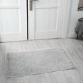 LUXE WEAVERS Solid Machine Woven Gray 2x3 Area Rug, Indoor Stain-Resistant Carpet