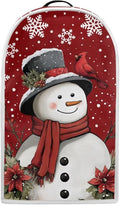Talayituse Cardinal Snowman Print Blender Dust Cover, Fingerprint Protection Cover for Stand Mixer or Coffee Machine, Home Kitchen Appliance Covers for Stain Dust Resistant Supplies Christmas Decor