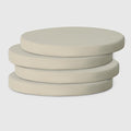WestinTrends Solace Outdoor Patio Kitchen Dining Chair Round Seat Cushions Set of 4, 16 x 16, Beige