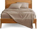 Bare Home Queen Sheet Set - Luxury 1800 Ultra-Soft Microfiber Bed Sheets - Double Brushed - Deep Pockets - Easy Fit - 4 Piece Set - Bedding Sheets & Pillowcases (Queen, Pebble)