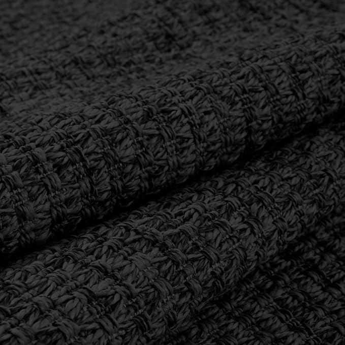 Easy Jute Rug 8x10 Indoor Outdoor Natural Rugs Solid Fiber Rug Woven Area Rug Boho Easy Clean Inside Carpet for Living Room Bedroom Dining Room Hallway or Outdoor Patio Porch (8 X 10 Dark Grey)