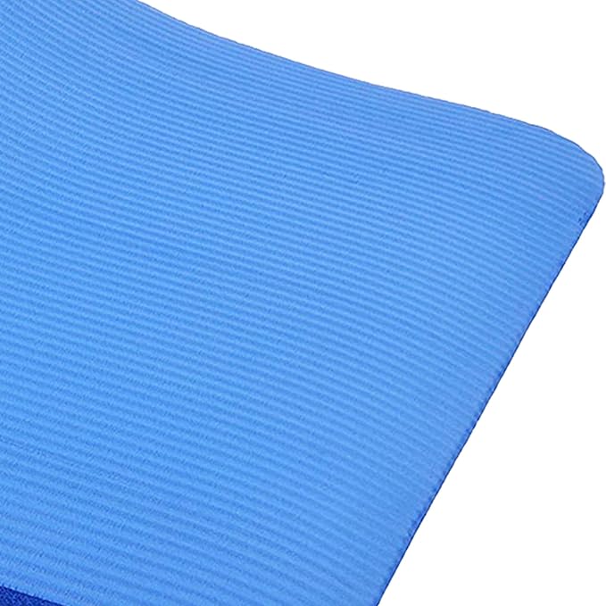 BalanceFrom GoCloud 71x24 Inches Extra Thick Yoga Mat 1-Inch High-Density Foam – Roll-Up Exercise Pad with Double-Sided Non-Slip Surface and Carrying Strap for Pilates and Home Workouts