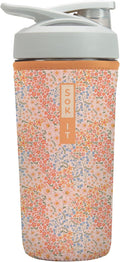 Sok It BotlSok Protein Blender Shaker Bottle Sleeve Insulated Neoprene Cover (Dainty Florals, Fits 28oz Blender)