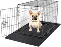 Dog Playpen Mat Pads, Puppy Pads for Dogs Training, Whelping, Housebreaking, Incontinence, Kennel, Reusable, Absorbent, Waterproof, Non-Slip, Washable, 34" x 52", Black