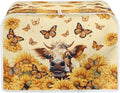 Sunflower Butterfly Butterfly Printed Toaster Cover for Anti-Dust and Fingerprint, Kitchen Small Appliance, Microwave Toaster Oven Cover Decorative Accessories for Kitchen