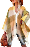 Breezy Lane Women's Shawl Wraps Warm Poncho Ruana Wrap Cardigan