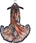 Fashion Scarves Scarf 100% Silk Feeling Scarf Silk Like Scarves Long Lightweight Sunscreen Shawls for Women
