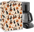 Halloween Coffee Maker Cover, Universal Waterproof Dustproof Coffee Machine Protector for Small Kitchen Appliance
