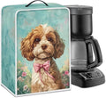 Mumeson Cute Dog Coffee Maker Cover Stand Mixer or Coffee Maker Appliance Cover Dust and Fingerprint Protection Kitchen Stand Mixer Cover Small Appliance Covers, Large