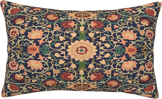 William Morris Vintage Floral 20x12 inches Throw Pillow Covers Cushion Covers for Couch Home Bed Living Room Decorative Pillow Cases