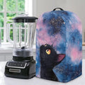 Black Cats Starry Sky Blender Cover Dust Cover Appliance Dust Cover for Small Food Processor Coffee Maker Juice Maker with Top Handle Blue and Pink Starry Sky