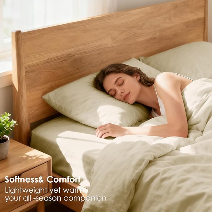 Holtel Luxury Twin Sheet Set - 3 Piece Soft Microfiber Sheets for Twin Size Bed, 16" Deep Pocket Easy Care Wrinkle Free Cooling Bedding Sheet and Pillowcase Set, Beige