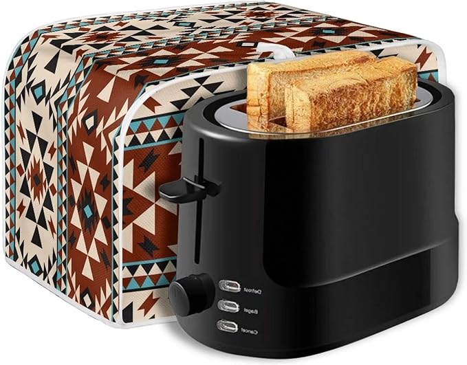 ZFRXIGN Southwestern Toaster Cover 2 Slice Small Appliance Covers Organizer Toaster Bag Washable Toaster Oven Cover Boho Tribal Aztec Native American