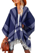 Breezy Lane Women's Shawl Wraps Warm Poncho Ruana Wrap Cardigan