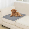 BOCTOPUG Dog Bed Cover for Pets - Blankets Rug Pads for Couch Protection Waterproof Bed Covers Dog Blanket Furniture Protector Reusable Changing Pad (Dark Grey+Beige, 20"x30")