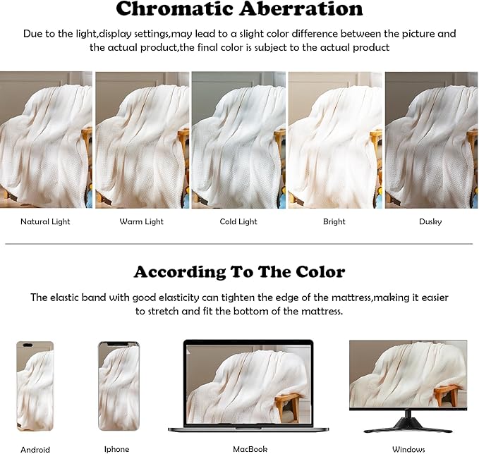NEWCOSPLAY Super Soft Queen Blanket Ivory Premium Silky Flannel Fleece Leaves Pattern Lightweight Bed Blanket All Season Use (Ivory, Queen(90"x90"))