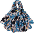 Fashion Scarves Scarf 100% Silk Feeling Scarf Silk Like Scarves Long Lightweight Sunscreen Shawls for Women