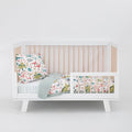 Little Unicorn Toddler Bedding 3-Piece Set | Super Soft & Breathable Muslin Fabric | for Convertible Cribs & Toddler Beds (Boho Dino)