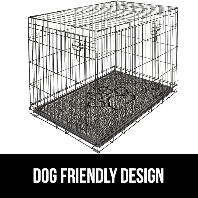 GORILLA GRIP SOAKSTOPPER Dog Door Mat, Machine Washable Rug Absorbent Doormat Captures Moisture Mud Dirt, Quick Dry Soft Chenille Entryway Rugs Indoor Entrance Mats for Dog Paws, 24x17 Paw Gray