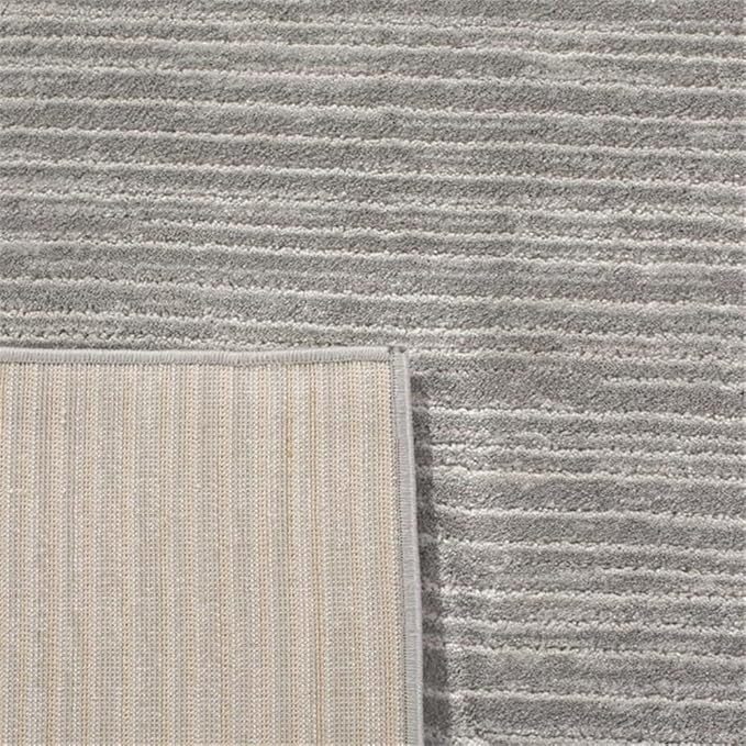 SAFAVIEH Vision Collection Runner Rug - 2'2" x 12', Silver, Modern Ombre Design, Non-Shedding & Easy to Clean, Ideal for Foyer, Hallway, Bedroom (VSN606G)