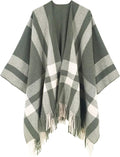 Breezy Lane Women's Shawl Wraps Warm Poncho Ruana Wrap Cardigan