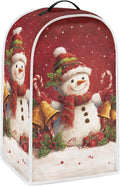 Snowman Blender Cover Dust Cover for Kitchen Cute Food Processor Dust Covers with Handle Easy to Install Protection Covers for Stand Mixer Juice Machine Christmas Decoration