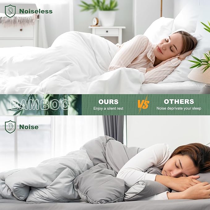 GRT Twin XL Waterproof Mattress Protector, Rayon Made from Bamboo Mattress Cover, Breathable Cooling Soft Mattress Protector, Machine Washable Mattress Pad with 8''- 26'' Deep Pocket